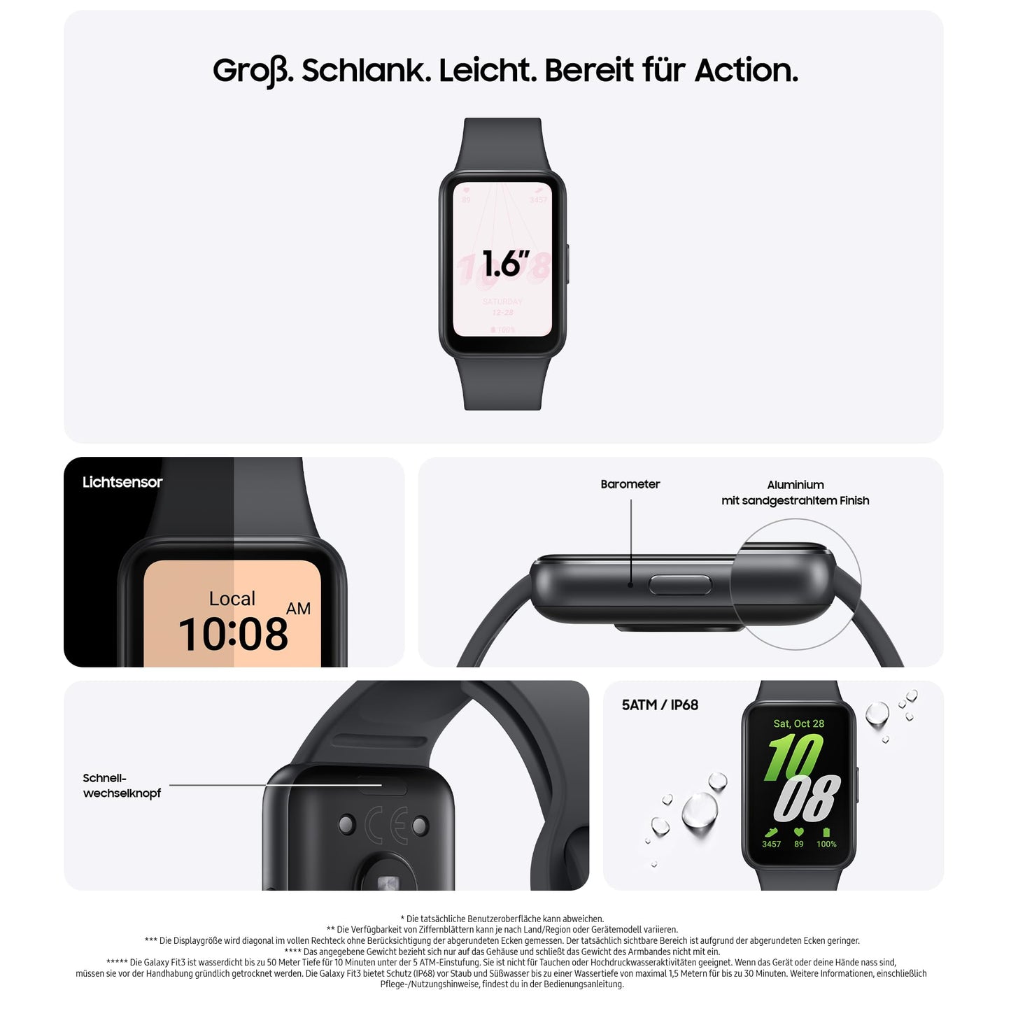 Samsung Galaxy Fit3 Smartwatch