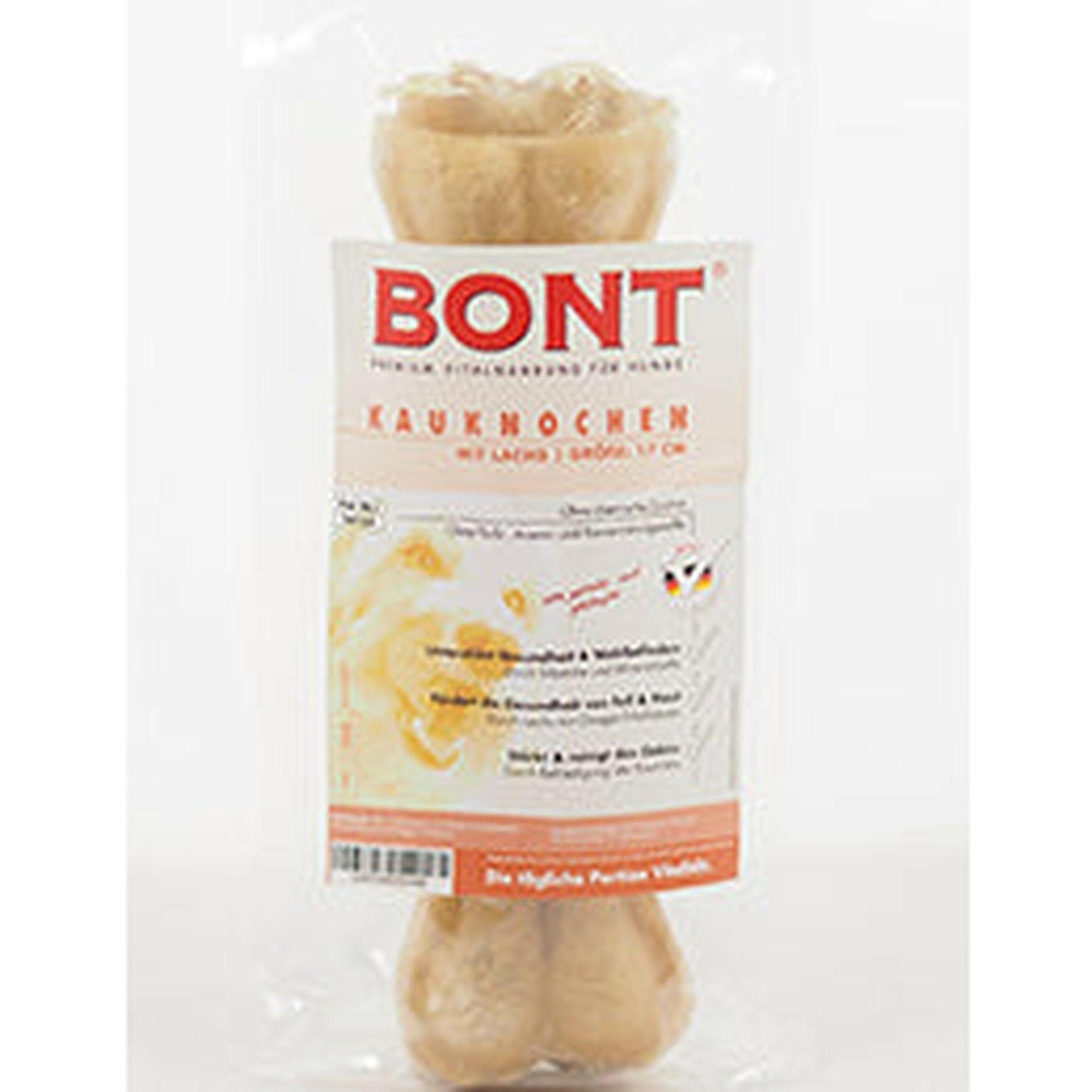 Bont Kauknochen natur gefüllt mit Lachs