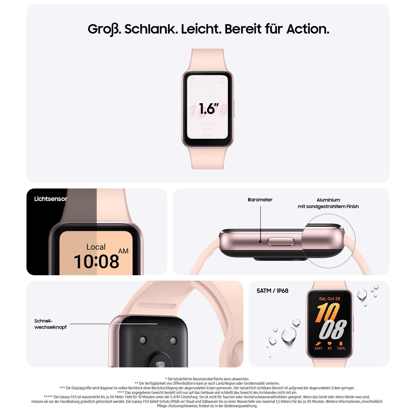 Samsung Galaxy Fit3 Smartwatch