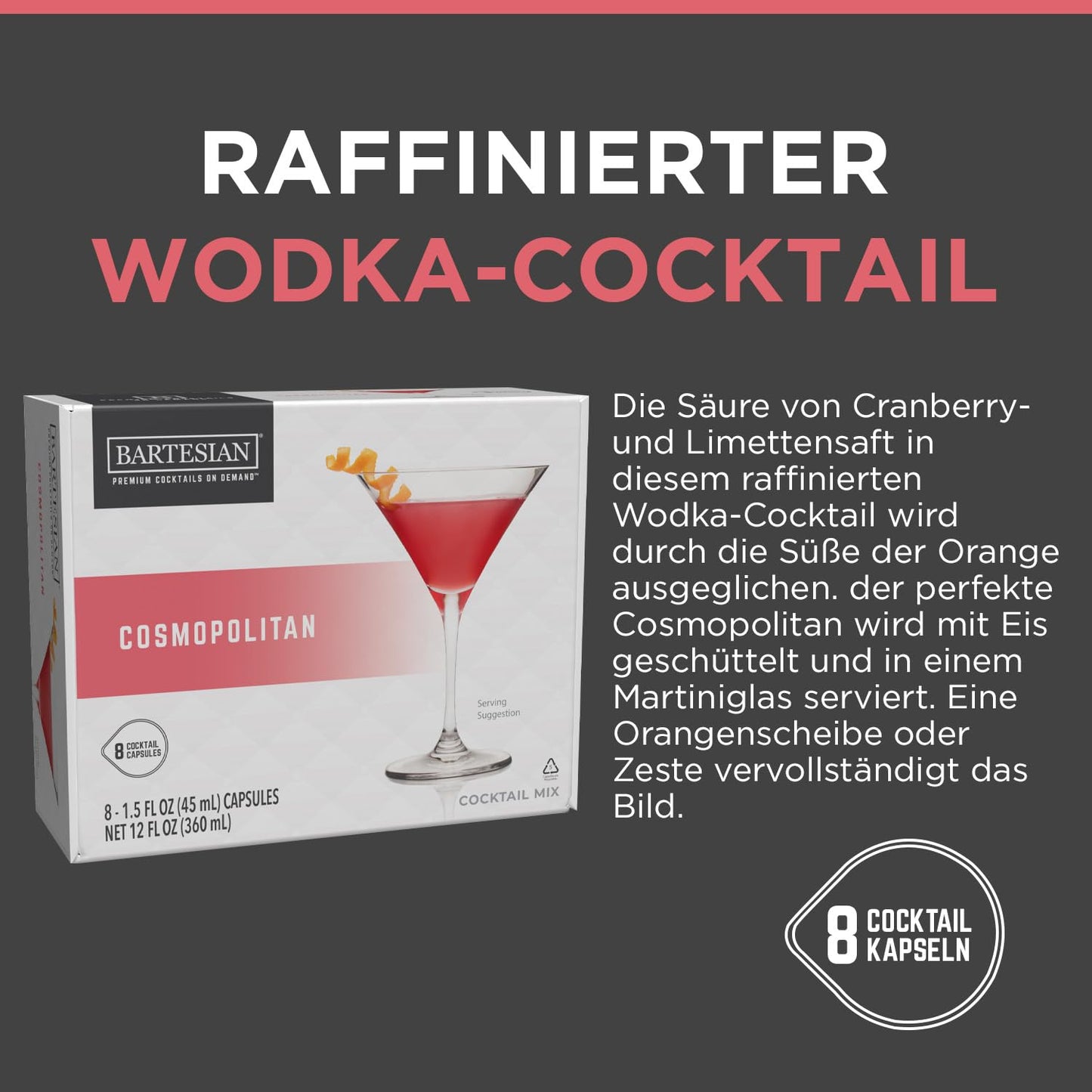 Bartesian Cocktail Maschine - Automatische Rezepte