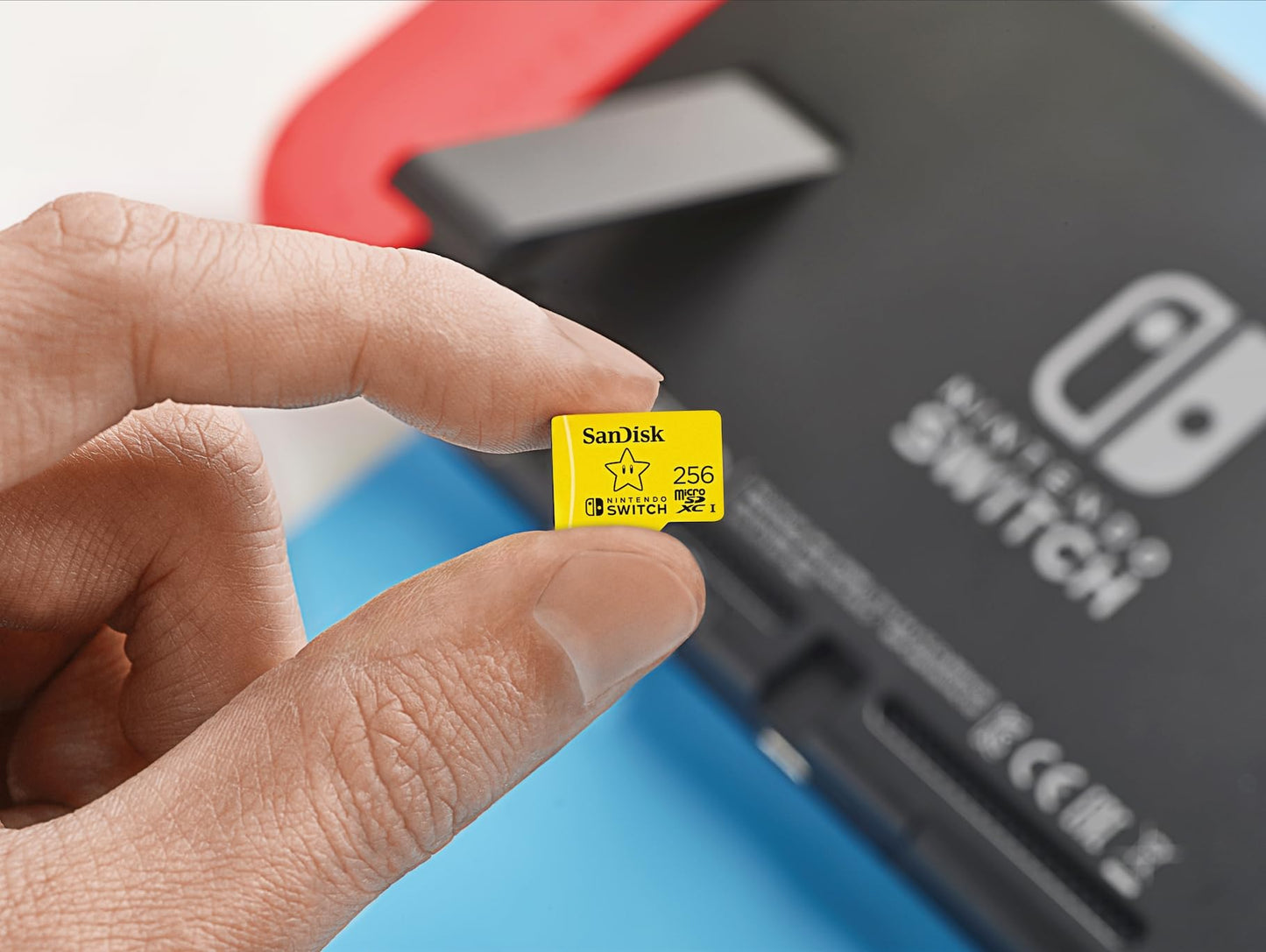 SanDisk microSDXC UHS-I Speicherkarte für Nintendo Switch - (U3, Class 10, 100 MB/s Übertragung, mehr Platz für Spiele)