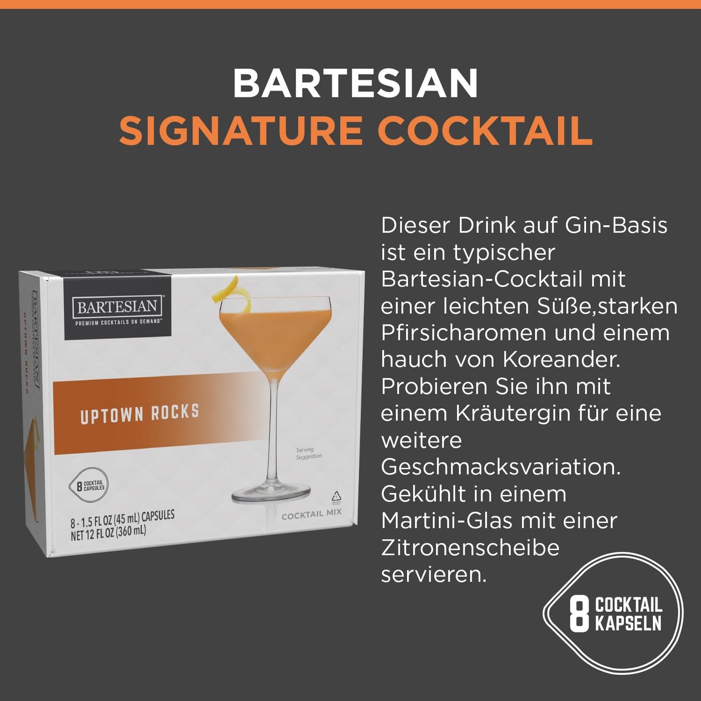 Bartesian Cocktail Maschine - Automatische Rezepte