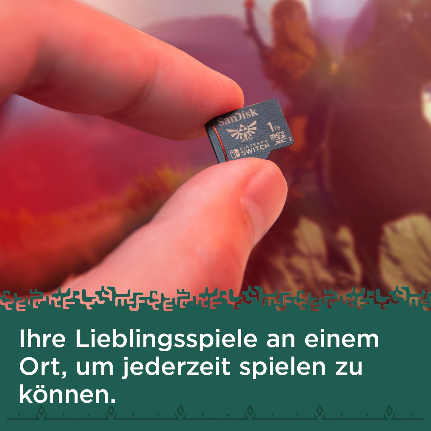 SanDisk microSDXC UHS-I Speicherkarte für Nintendo Switch - (U3, Class 10, 100 MB/s Übertragung, mehr Platz für Spiele)
