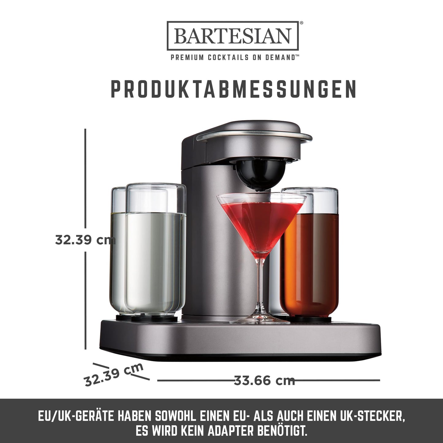 Bartesian Cocktail Maschine - Automatische Rezepte