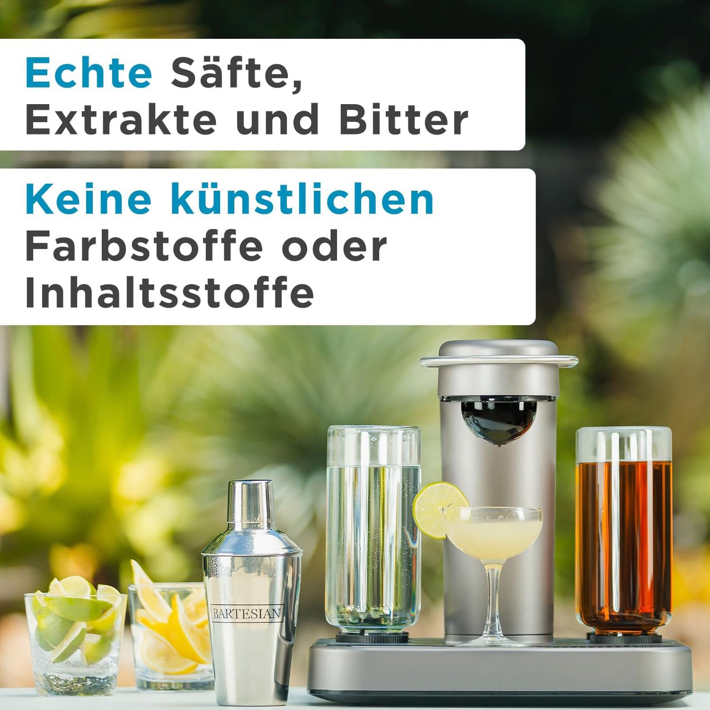 Bartesian Cocktail Maschine - Automatische Rezepte