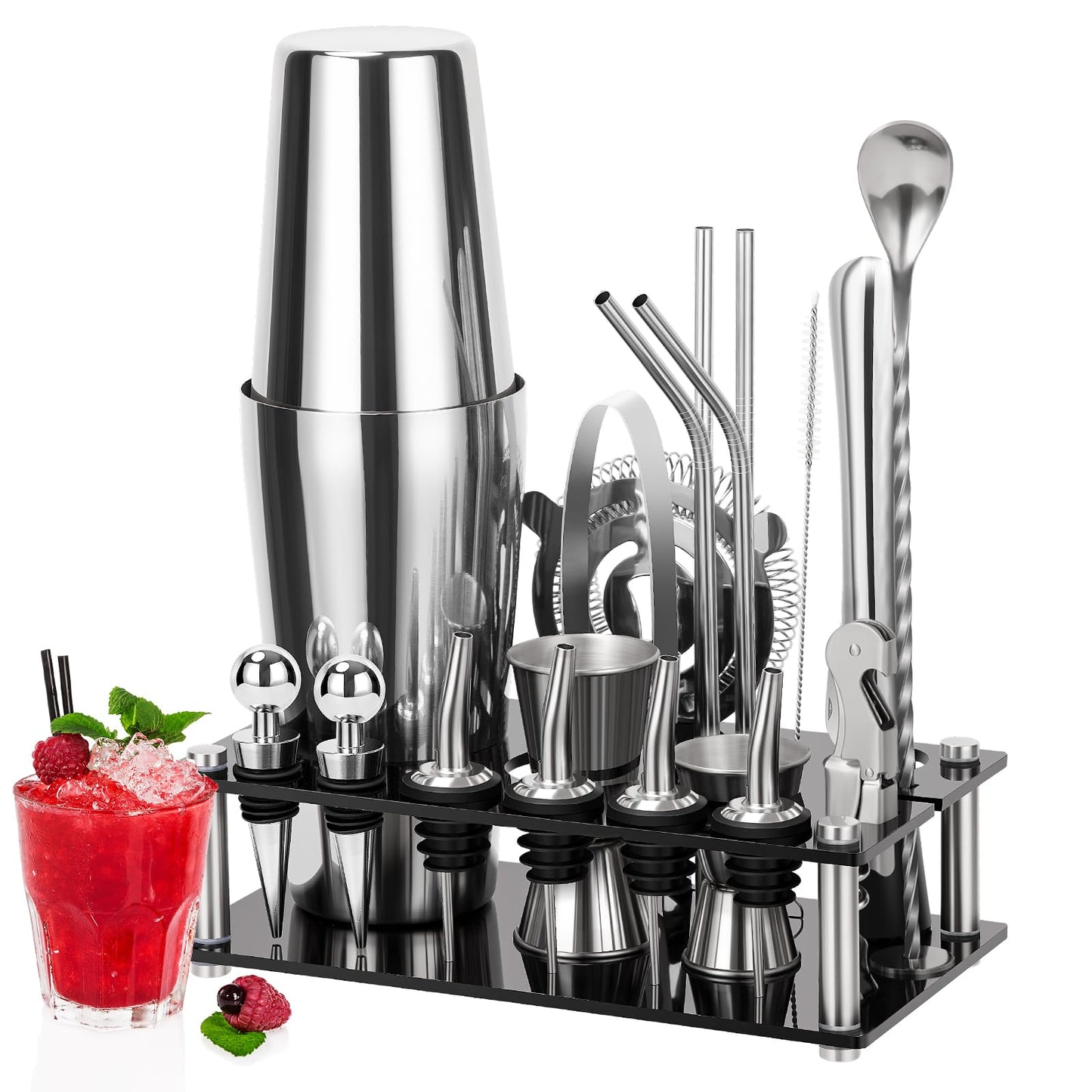 Cinnani Boston Cocktail Shaker Set, 20-teilig