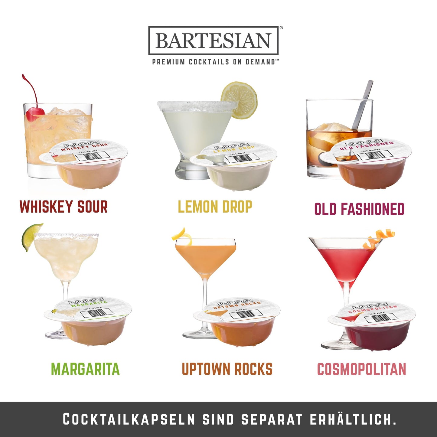 Bartesian Cocktail Maschine - Automatische Rezepte