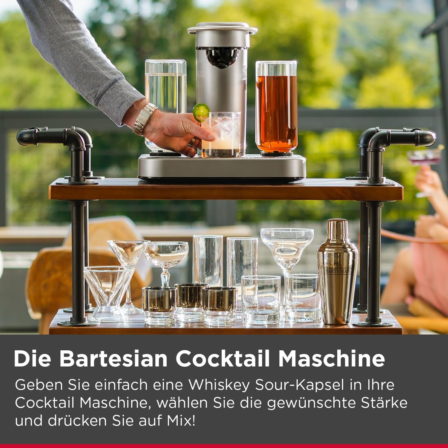 Bartesian Cocktail Maschine - Automatische Rezepte