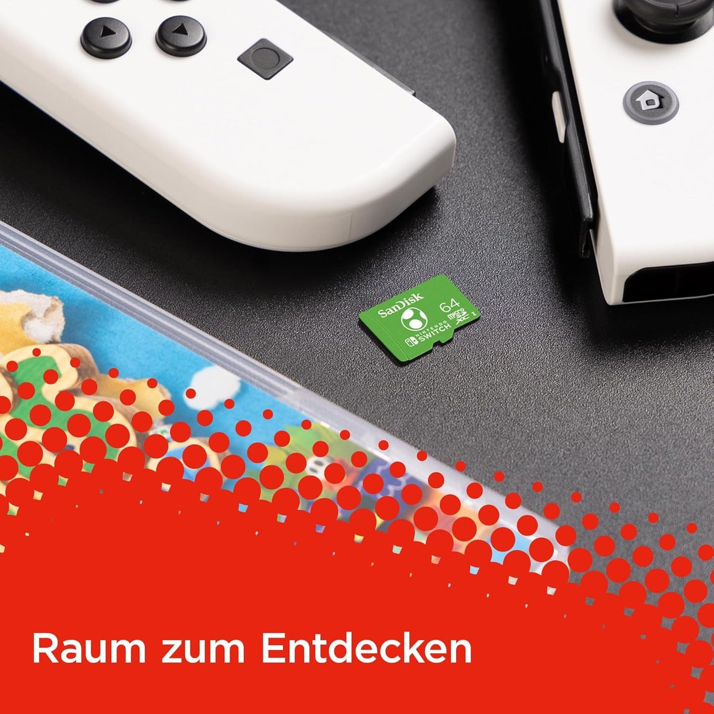 SanDisk microSDXC UHS-I Speicherkarte für Nintendo Switch - (U3, Class 10, 100 MB/s Übertragung, mehr Platz für Spiele)