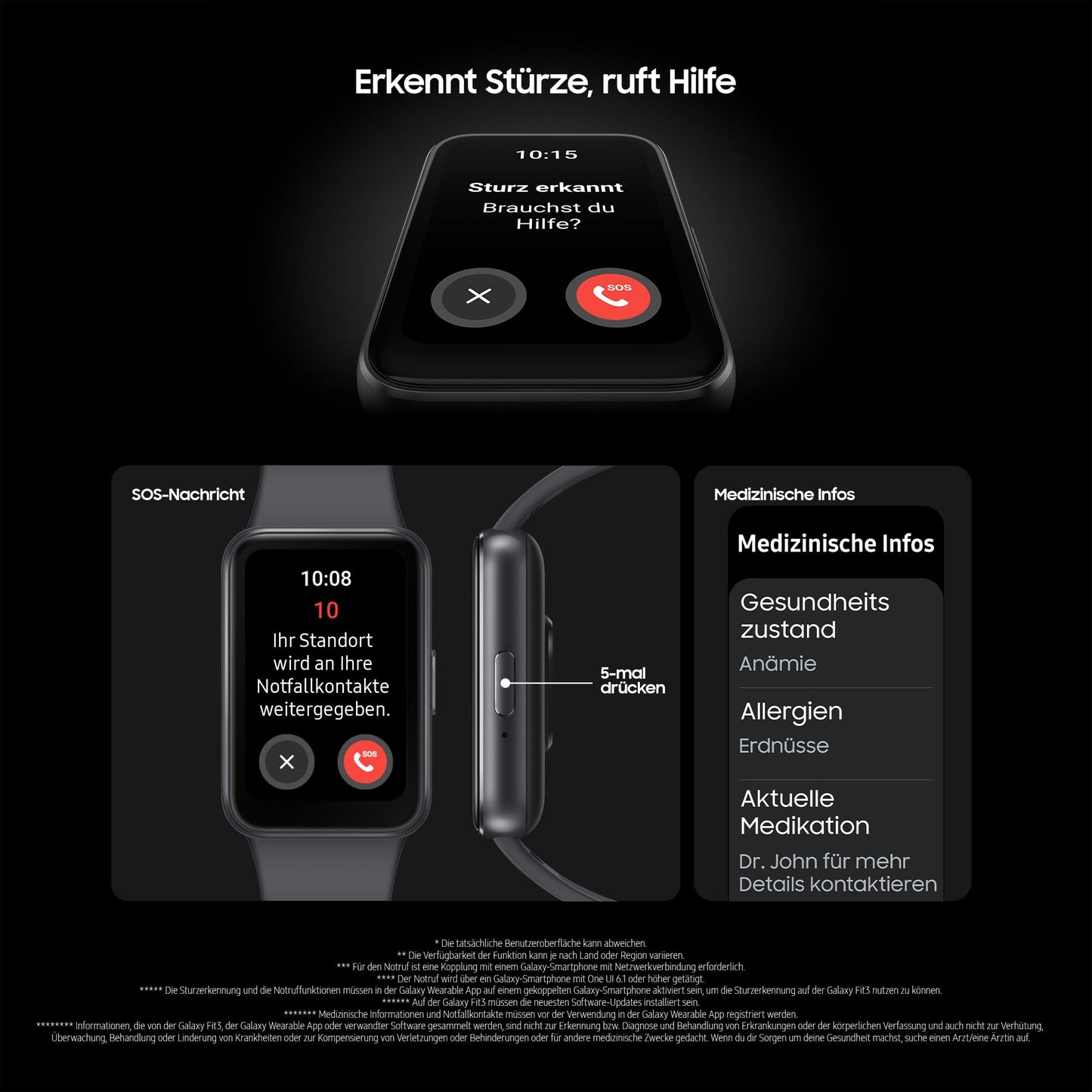Samsung Galaxy Fit3 Smartwatch