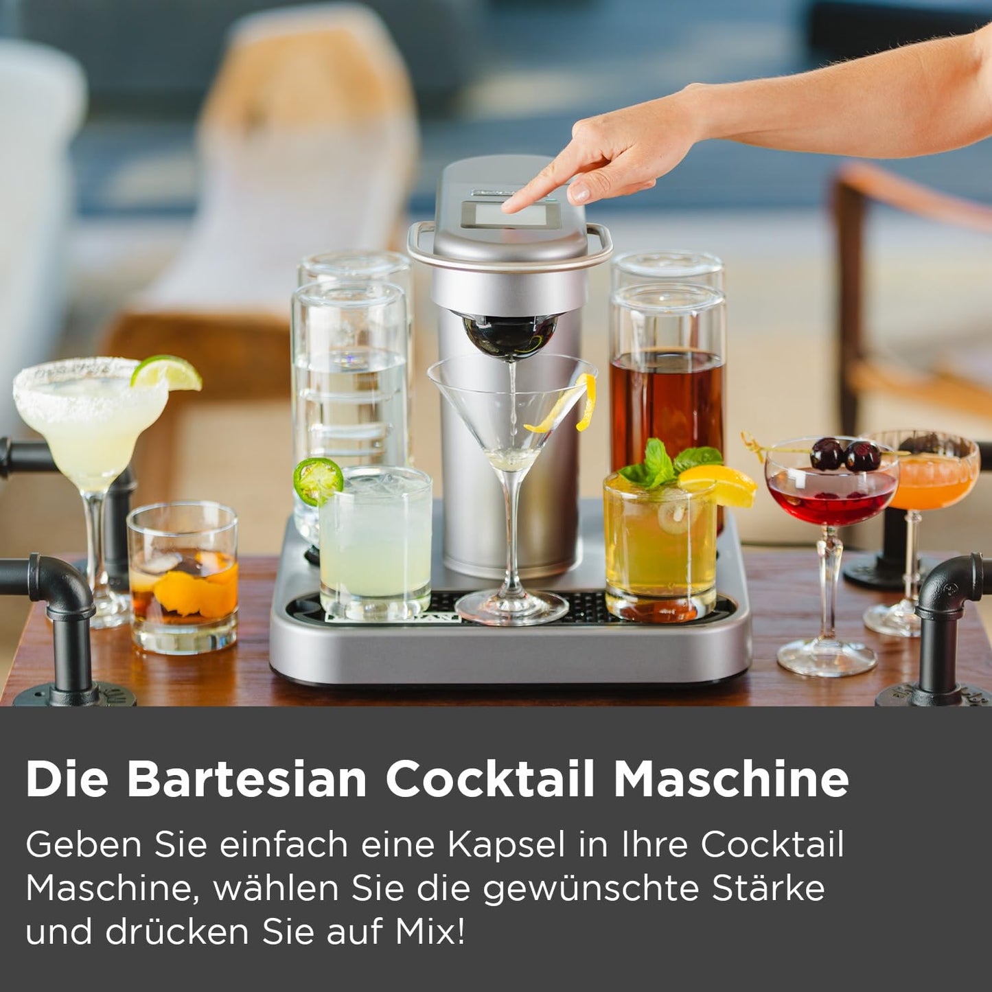 Bartesian Cocktail Maschine - Automatische Rezepte