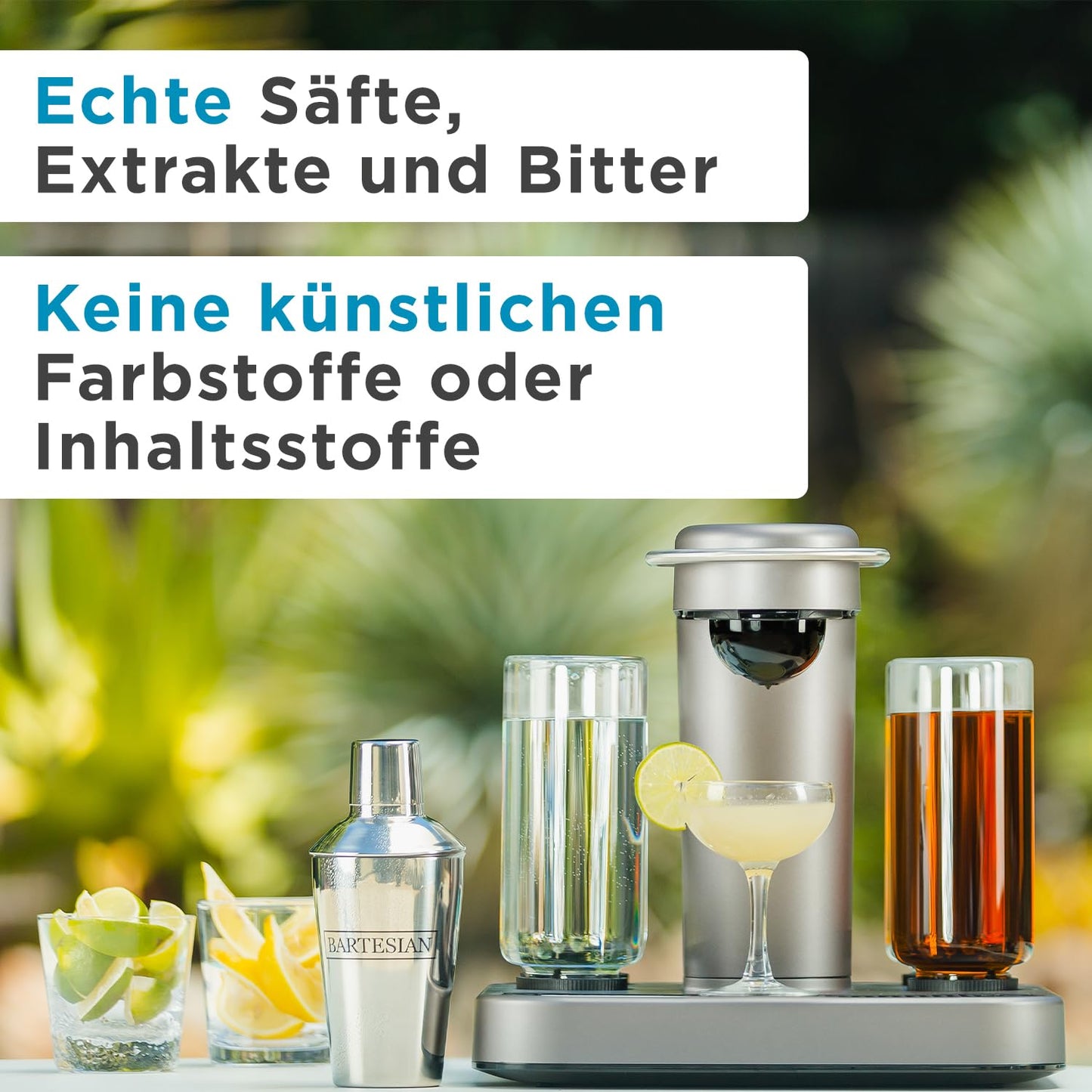 Bartesian Cocktail Maschine - Automatische Rezepte
