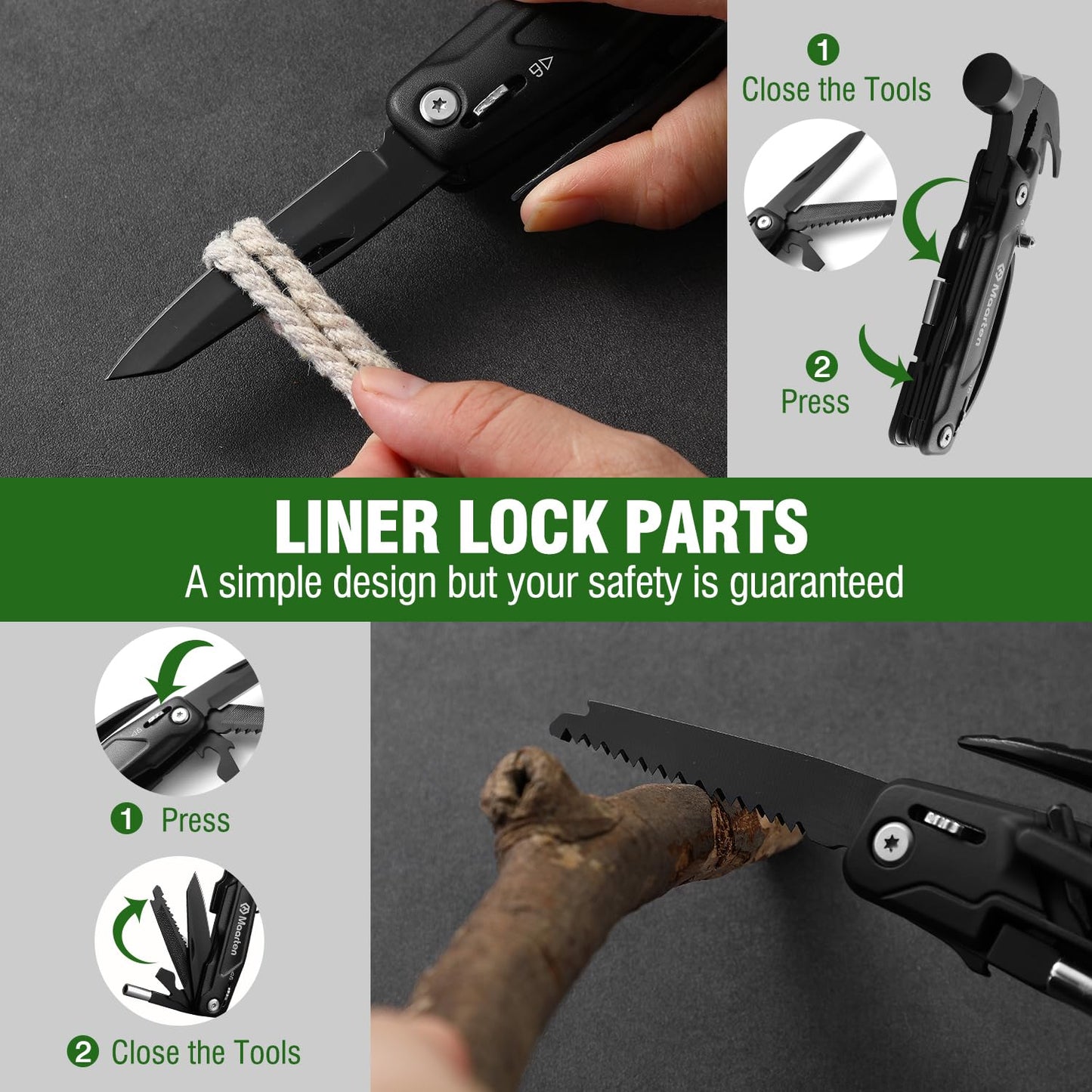 14 in 1 Multitool - Camping Zubehör