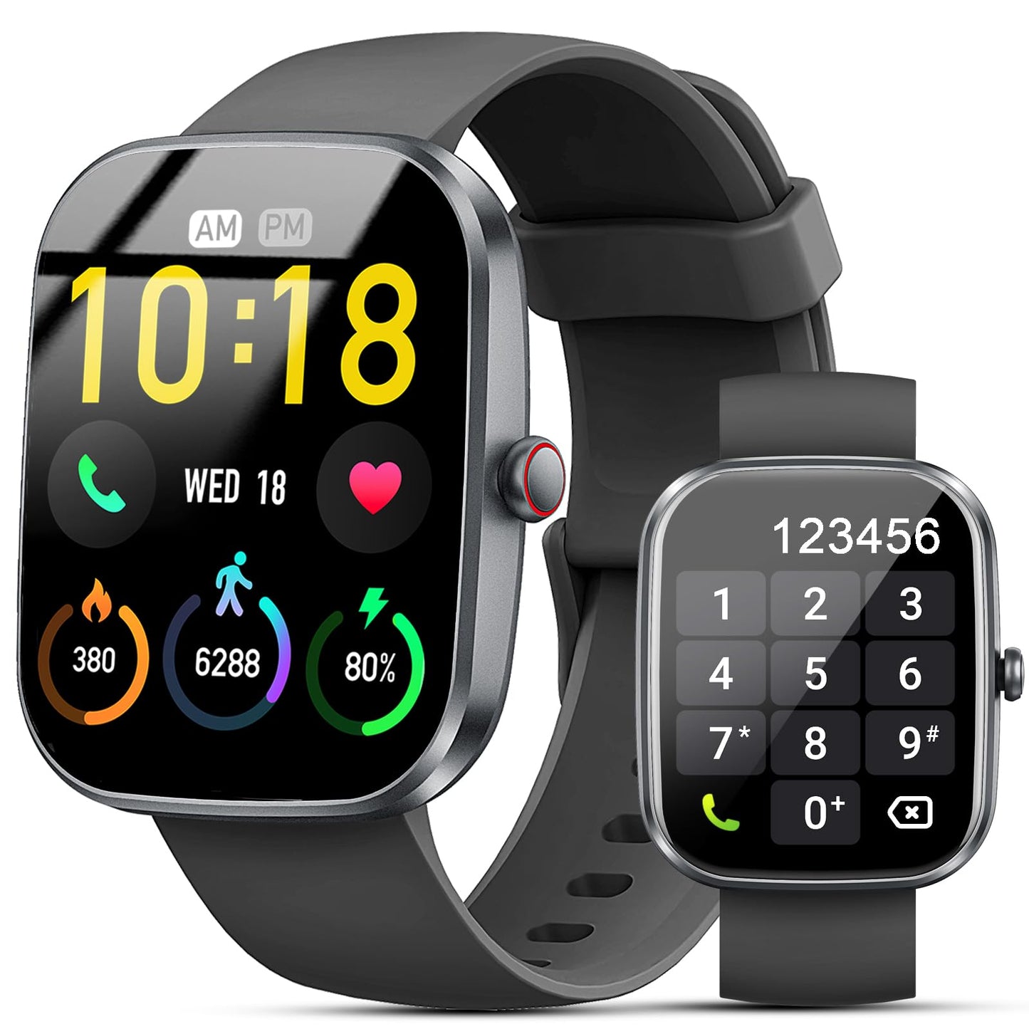 Smartwatch mit Telefonfunktion, 1.91" für iOS & Android