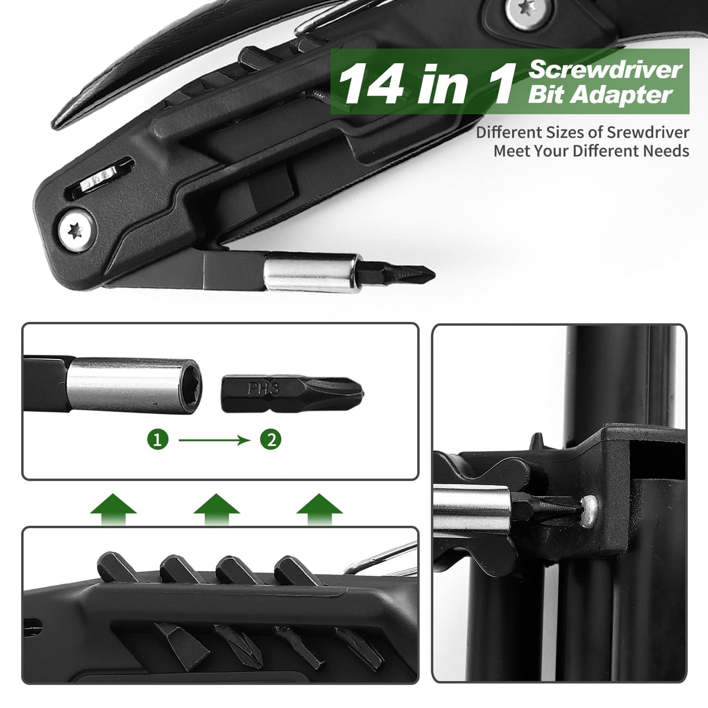 14 in 1 Multitool - Camping Zubehör