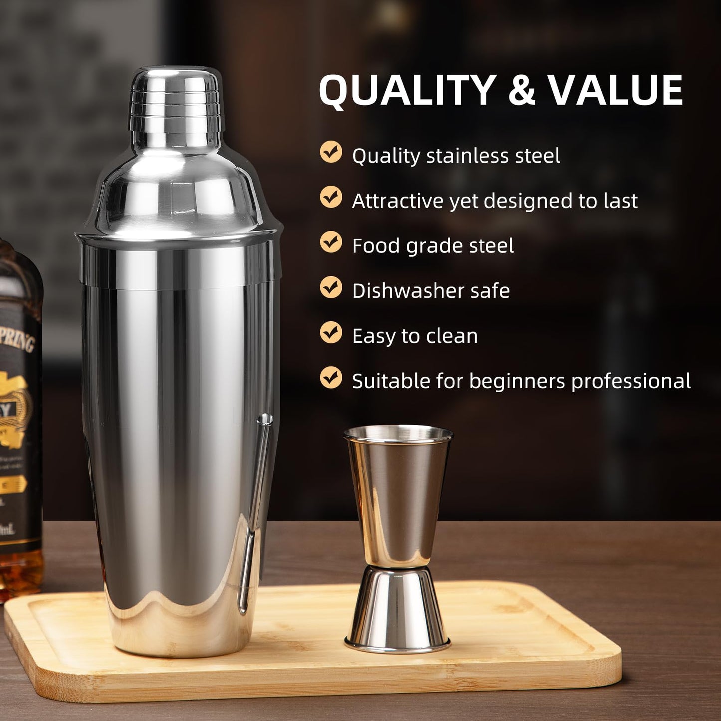 Cinnani Boston Cocktail Shaker Set, 20-teilig