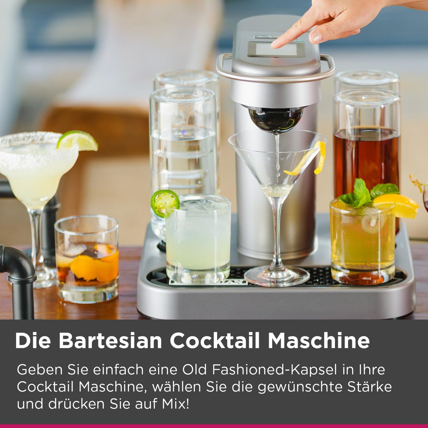 Bartesian Cocktail Maschine - Automatische Rezepte