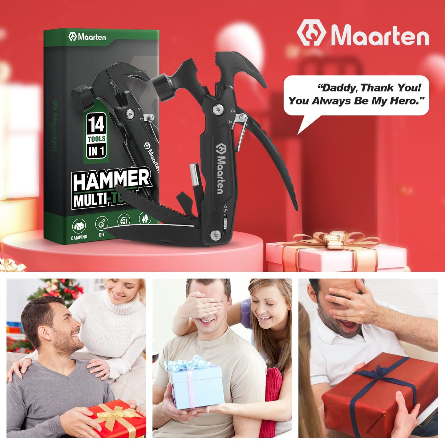 14 in 1 Multitool - Camping Zubehör
