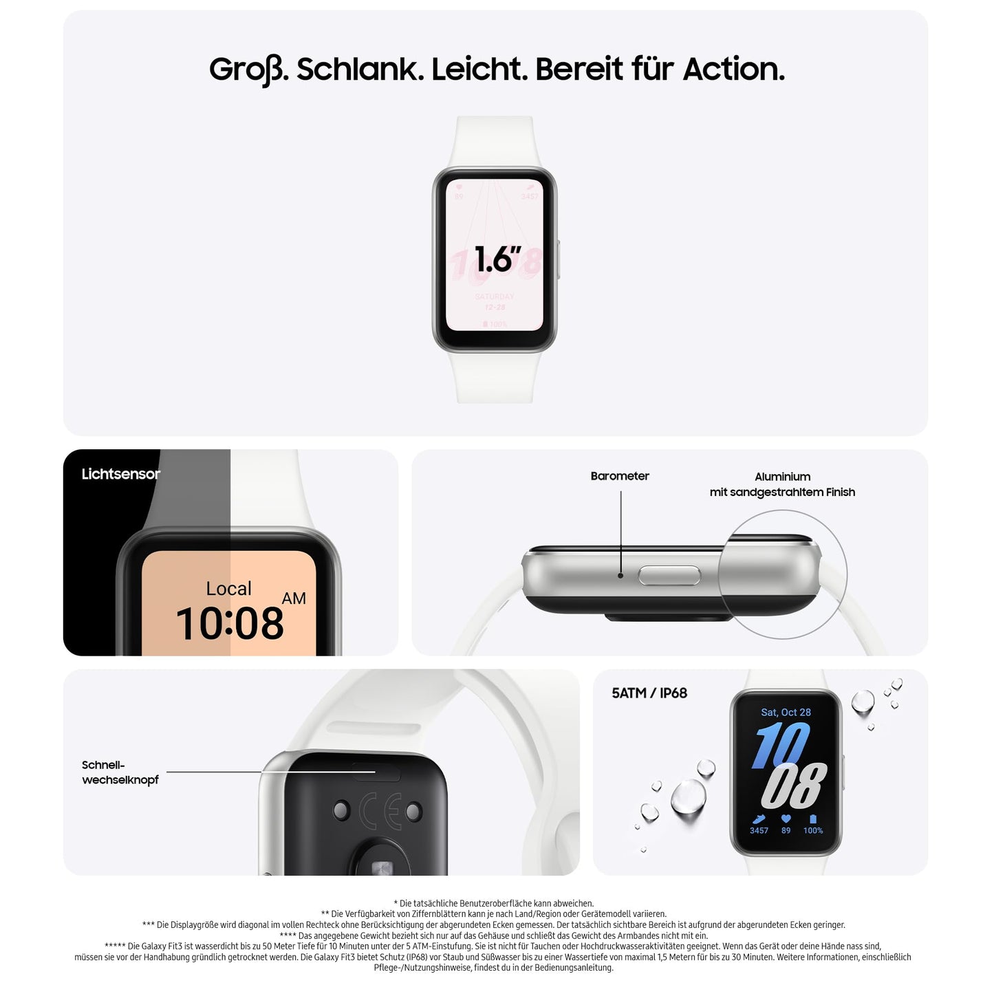 Samsung Galaxy Fit3 Smartwatch