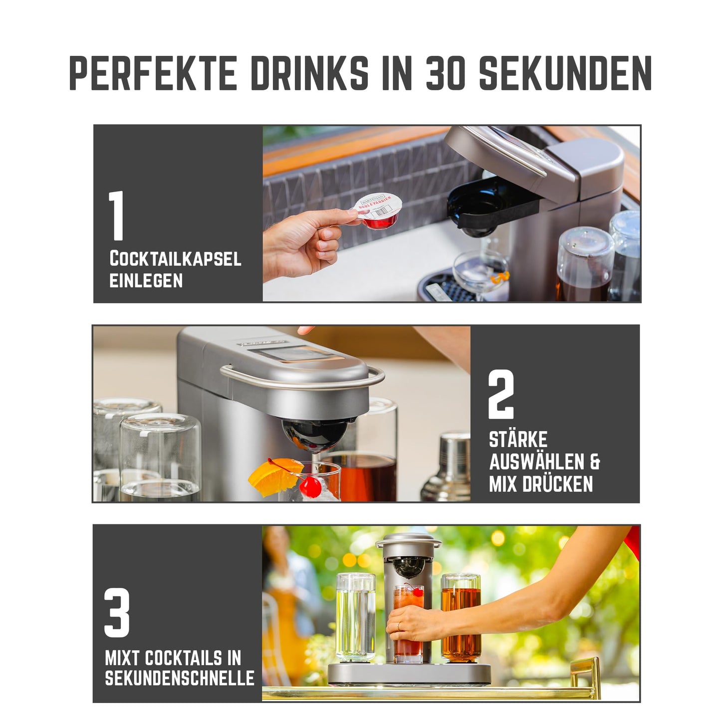 Bartesian Cocktail Maschine - Automatische Rezepte