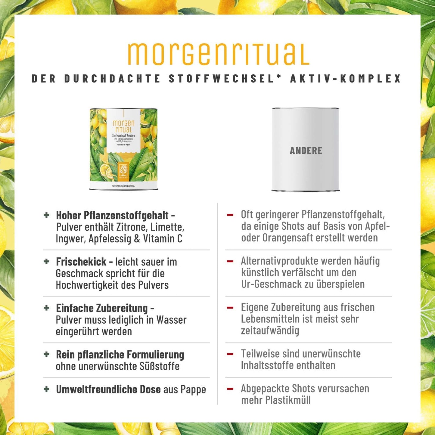NATURTREU® Morgenritual - Wakeup Shake - 150g Dose