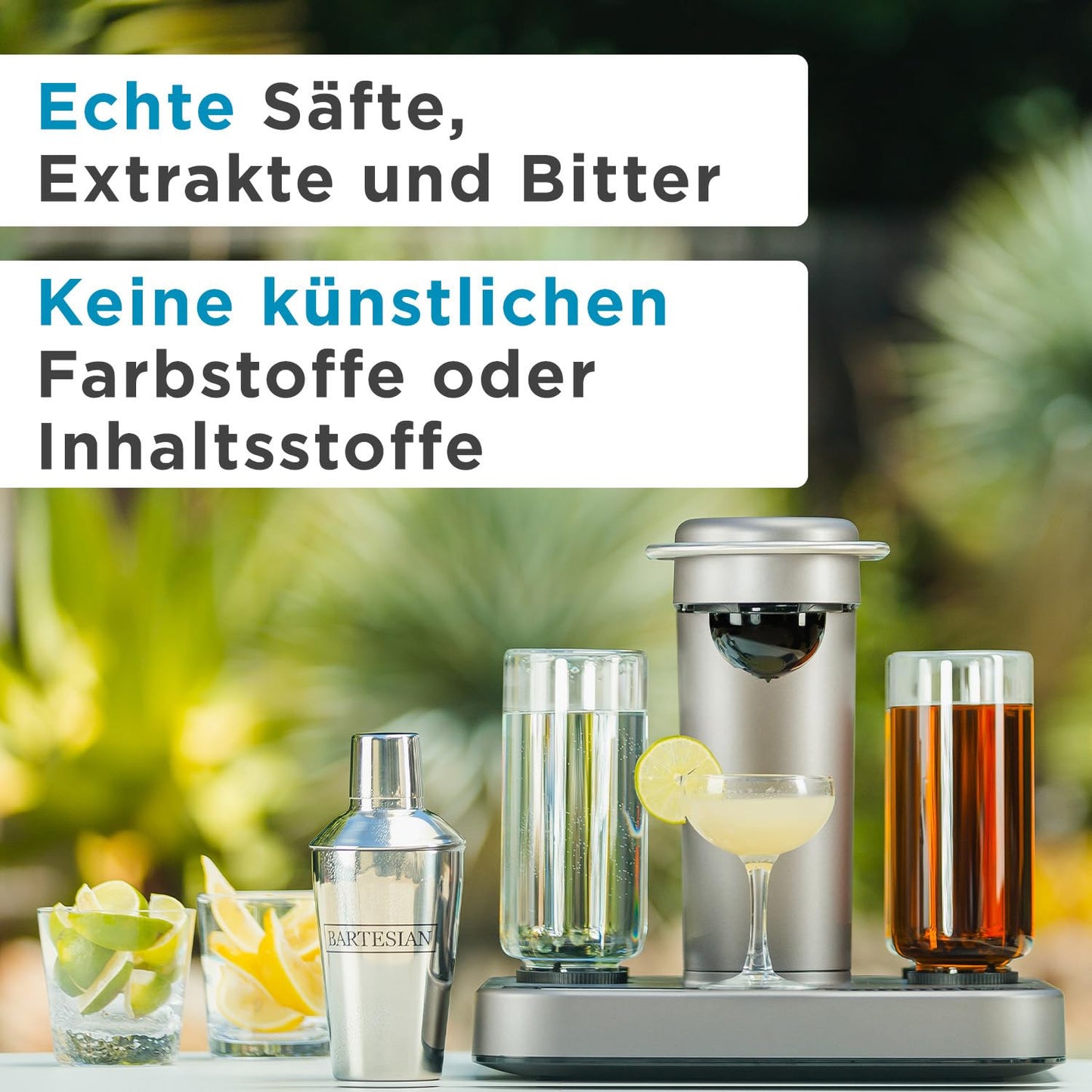 Bartesian Cocktail Maschine - Automatische Rezepte
