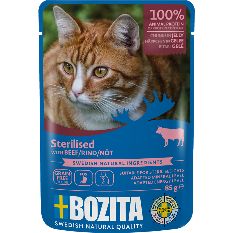 Bozita Sterilised Häppchen in Gelee 12x85g