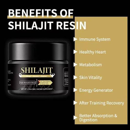 50g Pure Himalayan Shilajit Soft Resin Dietary Supplement