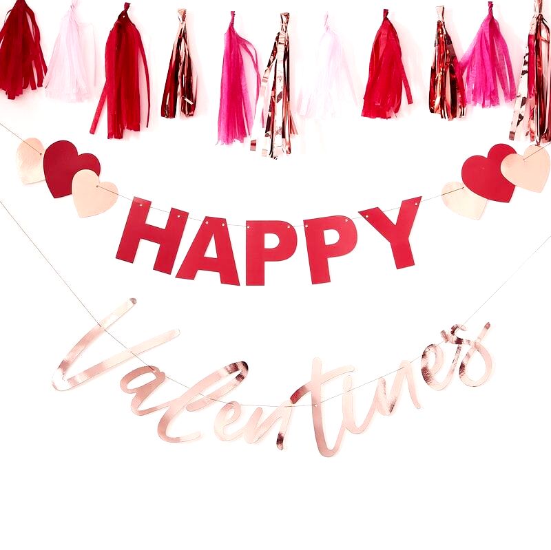 Happy Valentines Girlande