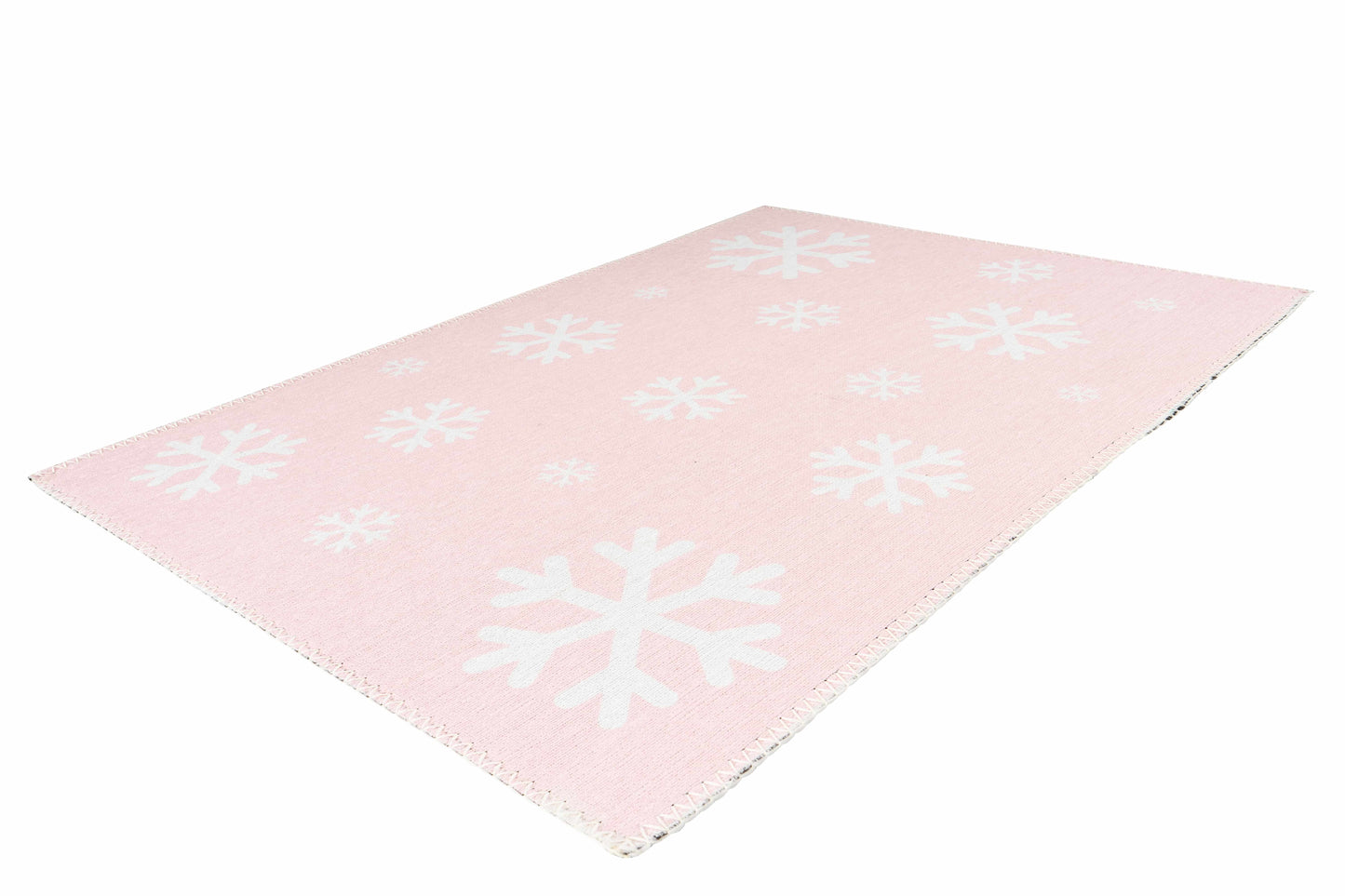 Bambini 400 Rosa Teppich Ø 160cm RUND | Kinderteppich | Flachflor