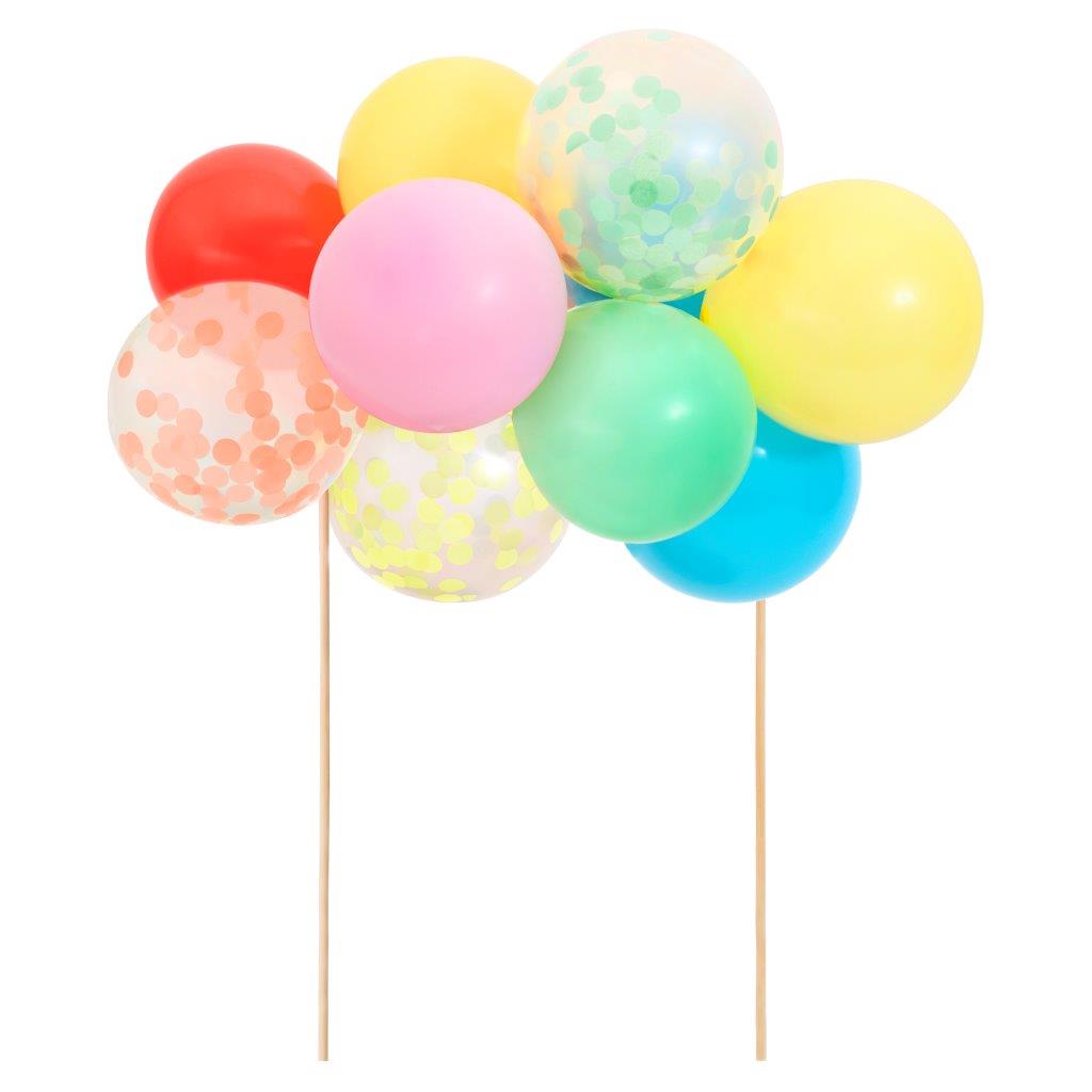 Kuchendeko Ballongirlande bunt