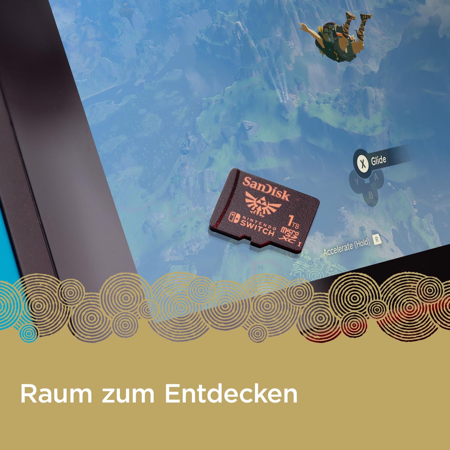 SanDisk microSDXC UHS-I Speicherkarte für Nintendo Switch - (U3, Class 10, 100 MB/s Übertragung, mehr Platz für Spiele)