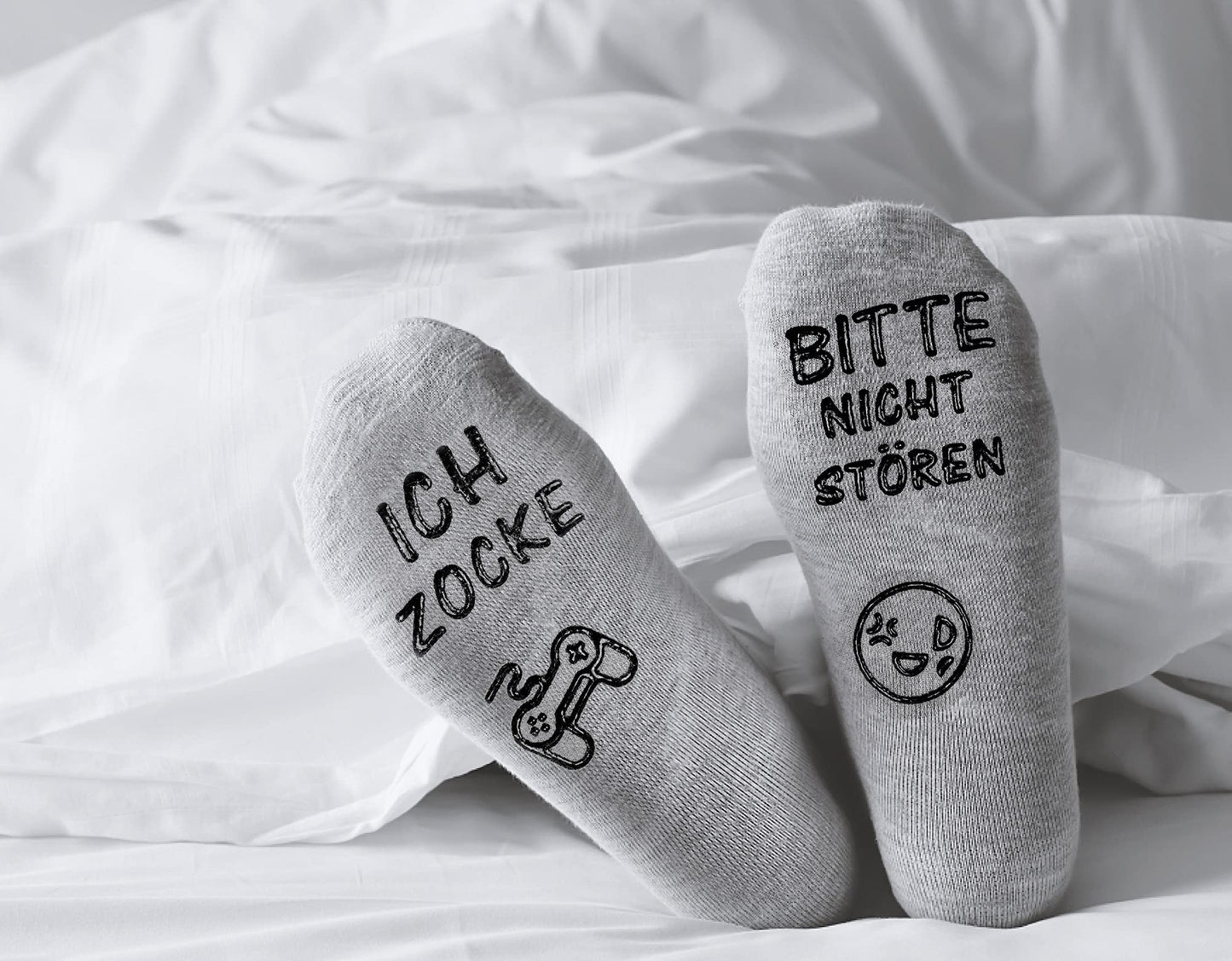 Gaming Socken - Rutschfest - Baumwolle