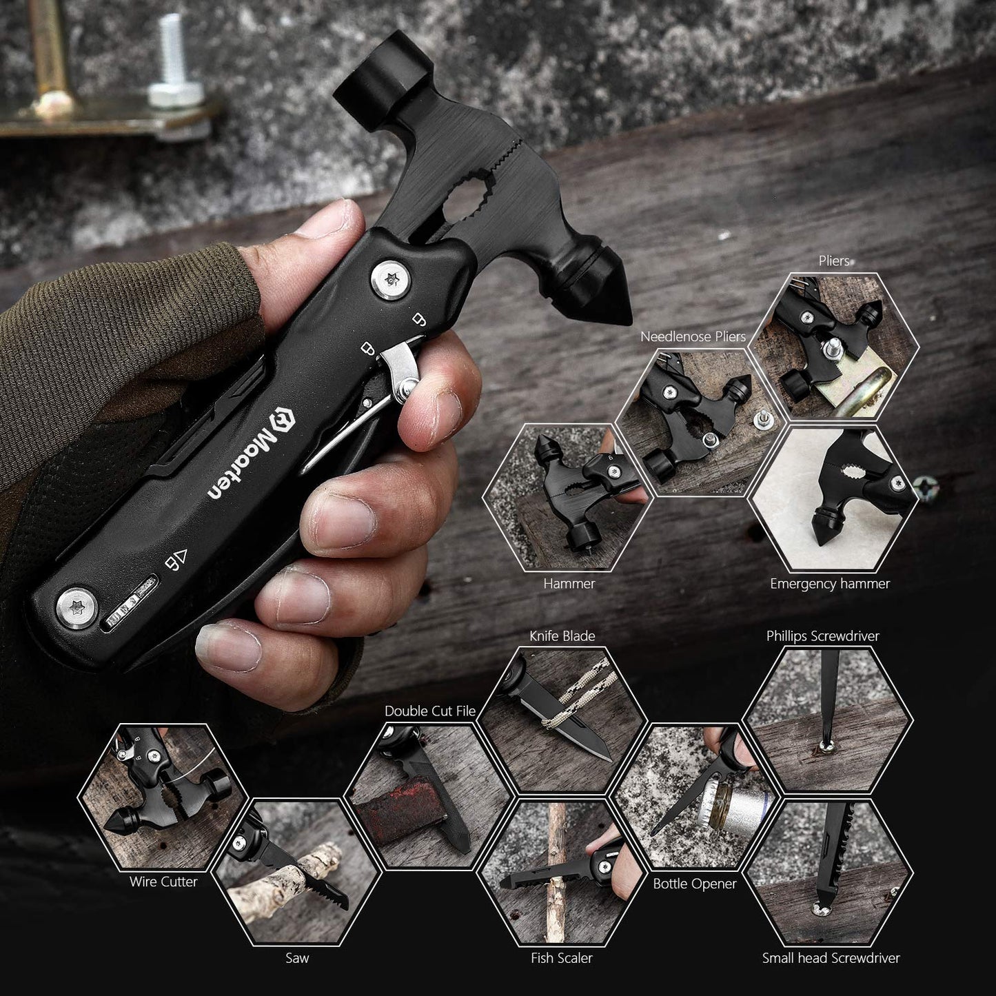 14 in 1 Multitool - Camping Zubehör