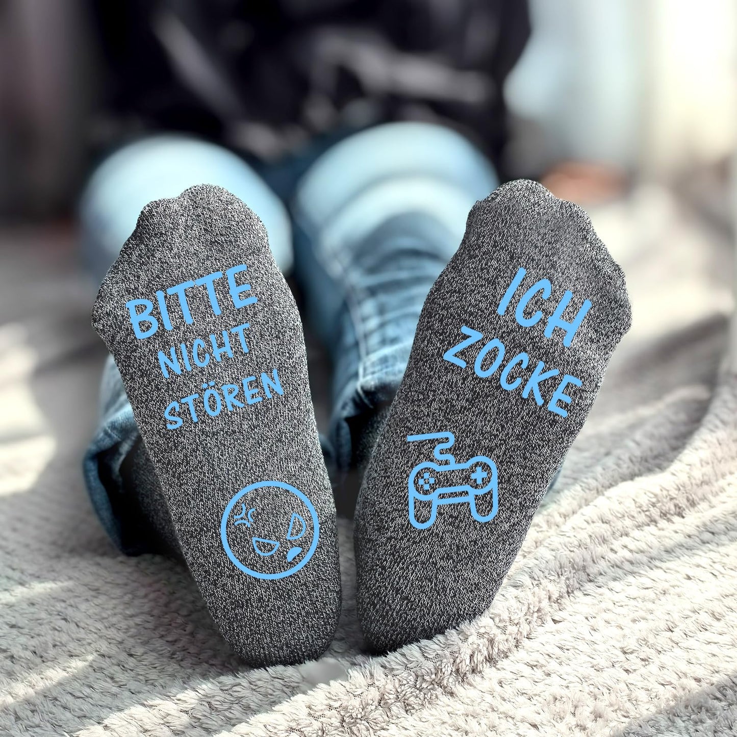 Gaming Socken - Rutschfest - Baumwolle