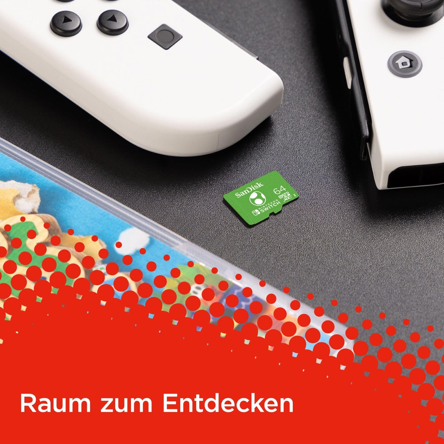 SanDisk microSDXC UHS-I Speicherkarte für Nintendo Switch - (U3, Class 10, 100 MB/s Übertragung, mehr Platz für Spiele)