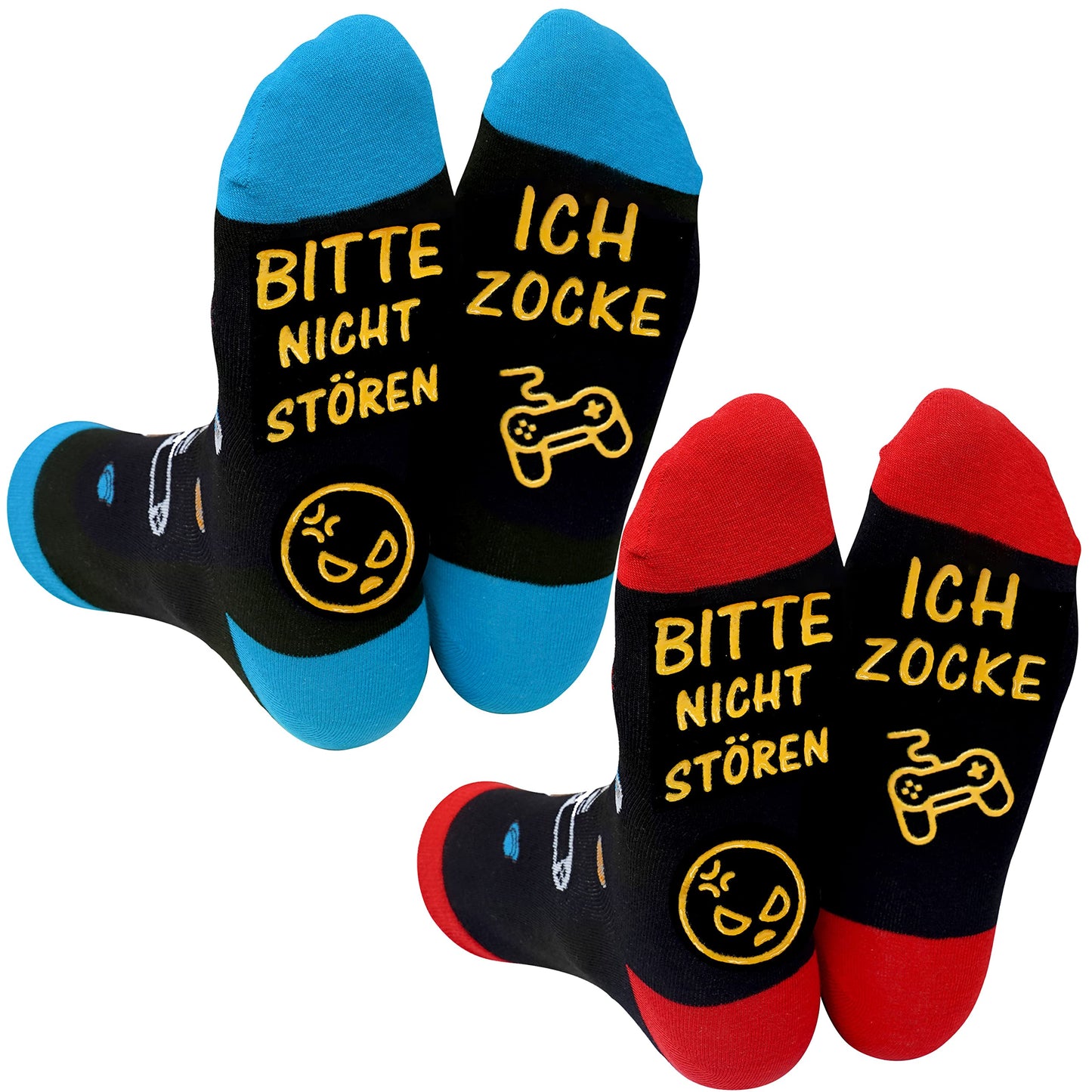 Gaming Socken - Rutschfest - Baumwolle