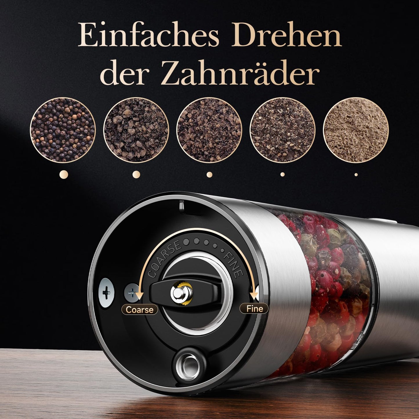 Salz- & Pfeffermühle - 2er Set elektrisch