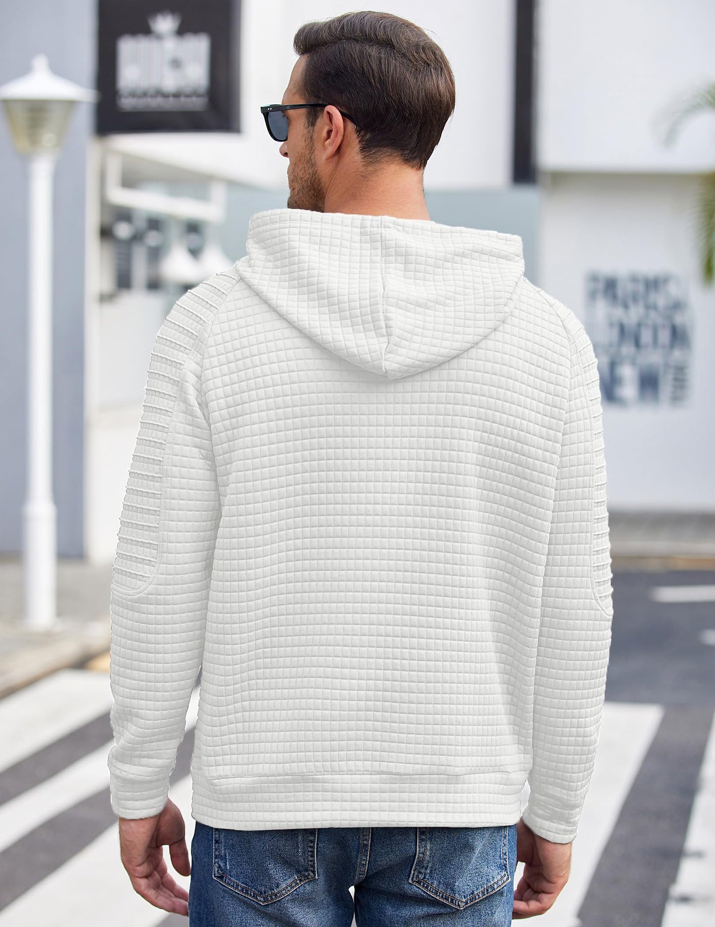 Hoodie -  Casual Waffel Design