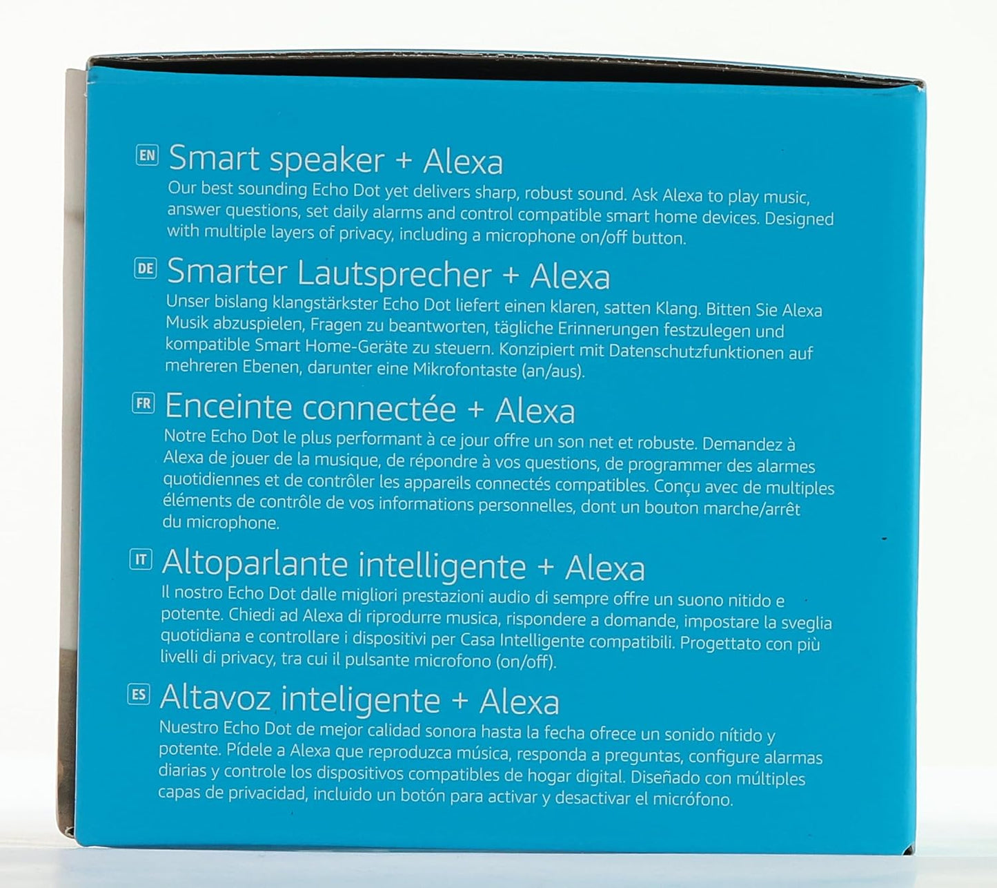 Echo Dot (5. Gen) - Smarter WLAN & Bluetooth Lautsprecher mit Alexa