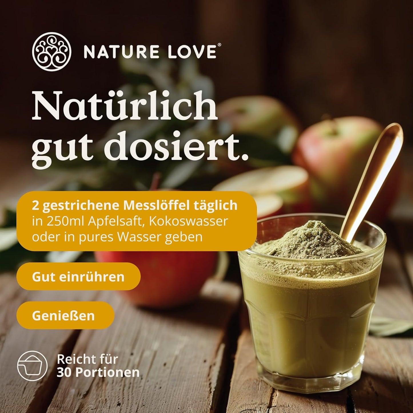NATURE LOVE® - 300g - 15 Superfoods & 2 Vitalpilze