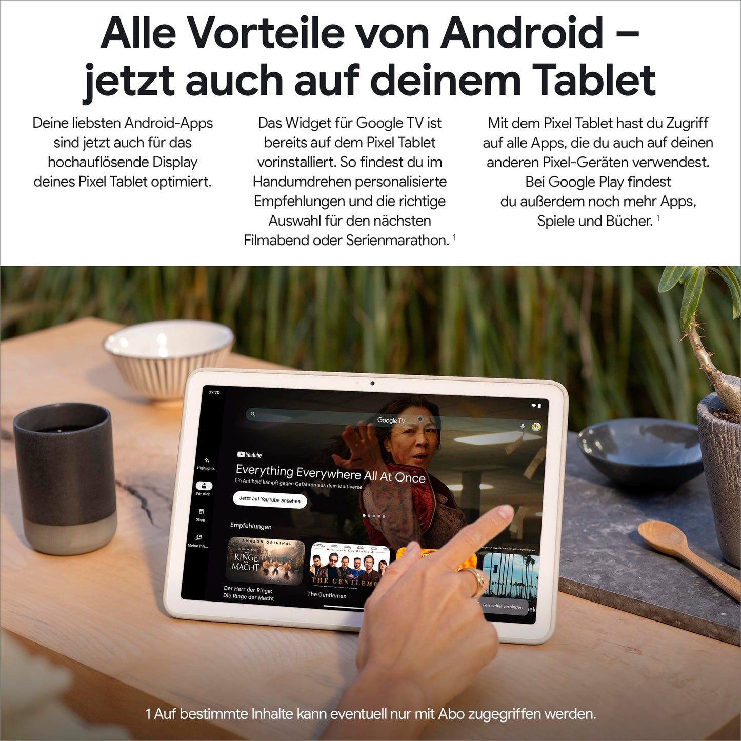 Google Pixel Tablet 11“