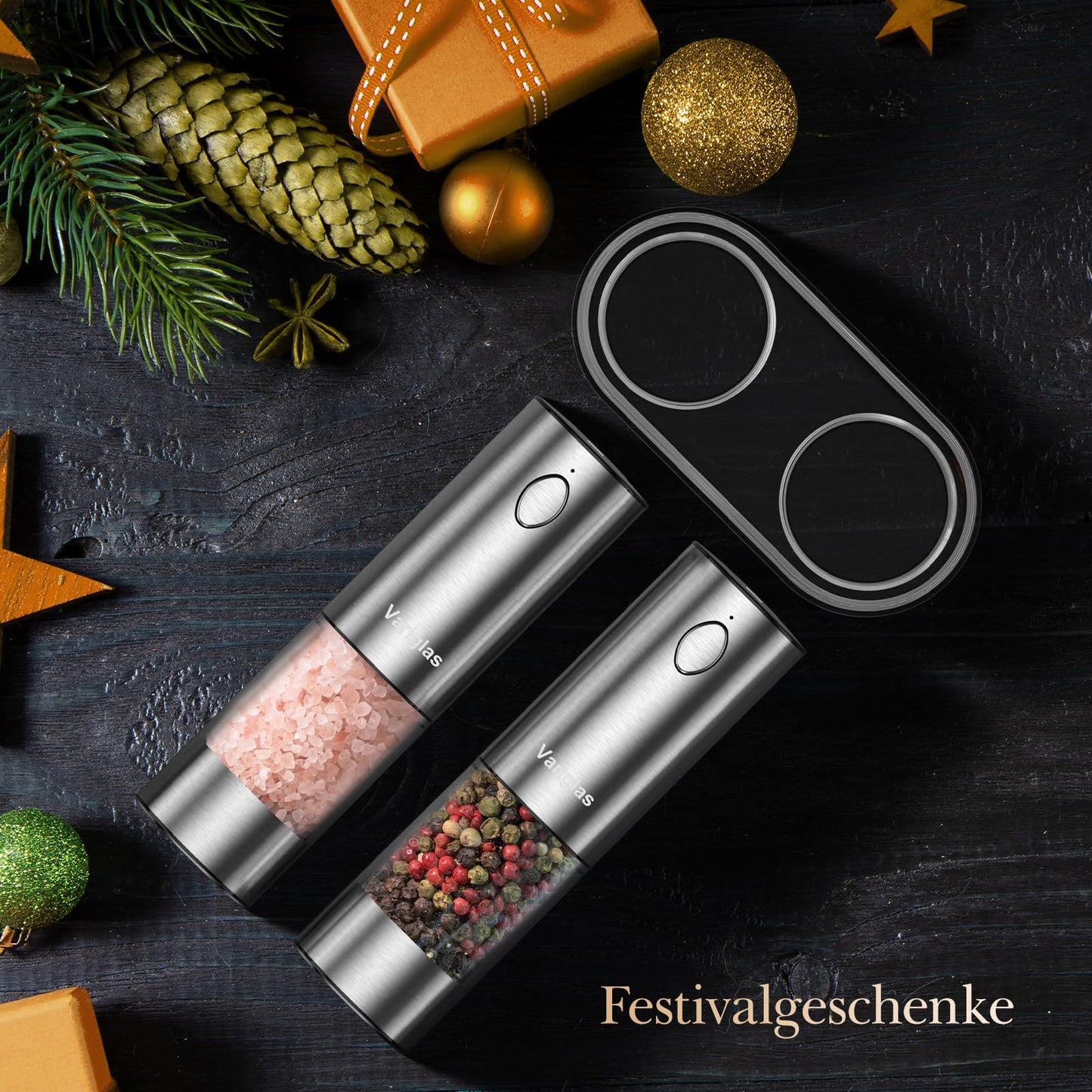 Salz- & Pfeffermühle - 2er Set elektrisch