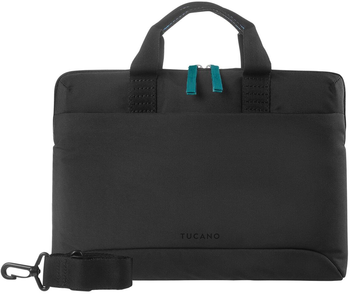 Tucano Smilza Super Slim Tasche für Notebook 14" und Apple MacBook Pro 14" / Air 15" - Schwarz