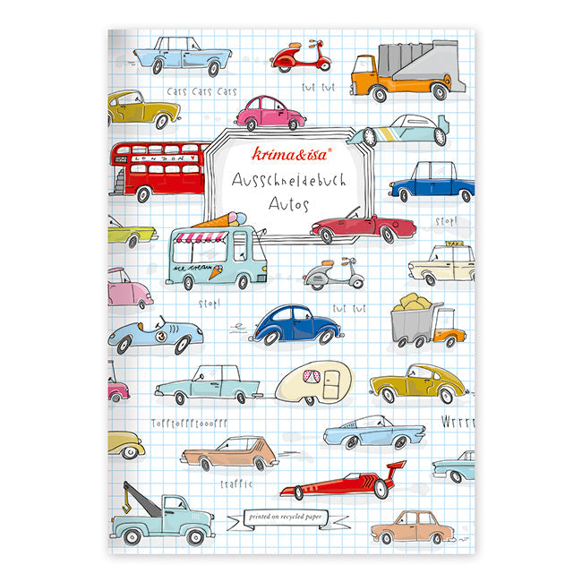 Ausschneidebuch Autos