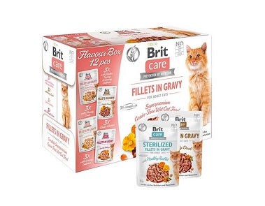 Brit Care Cat Flavour Box Fillets in Gravy