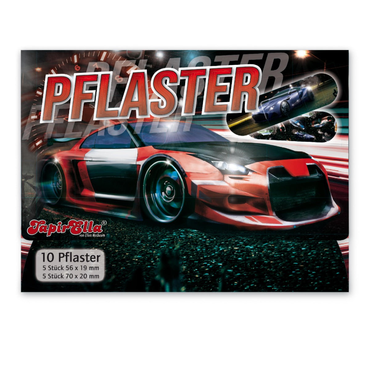 Pflasterbriefchen Autos