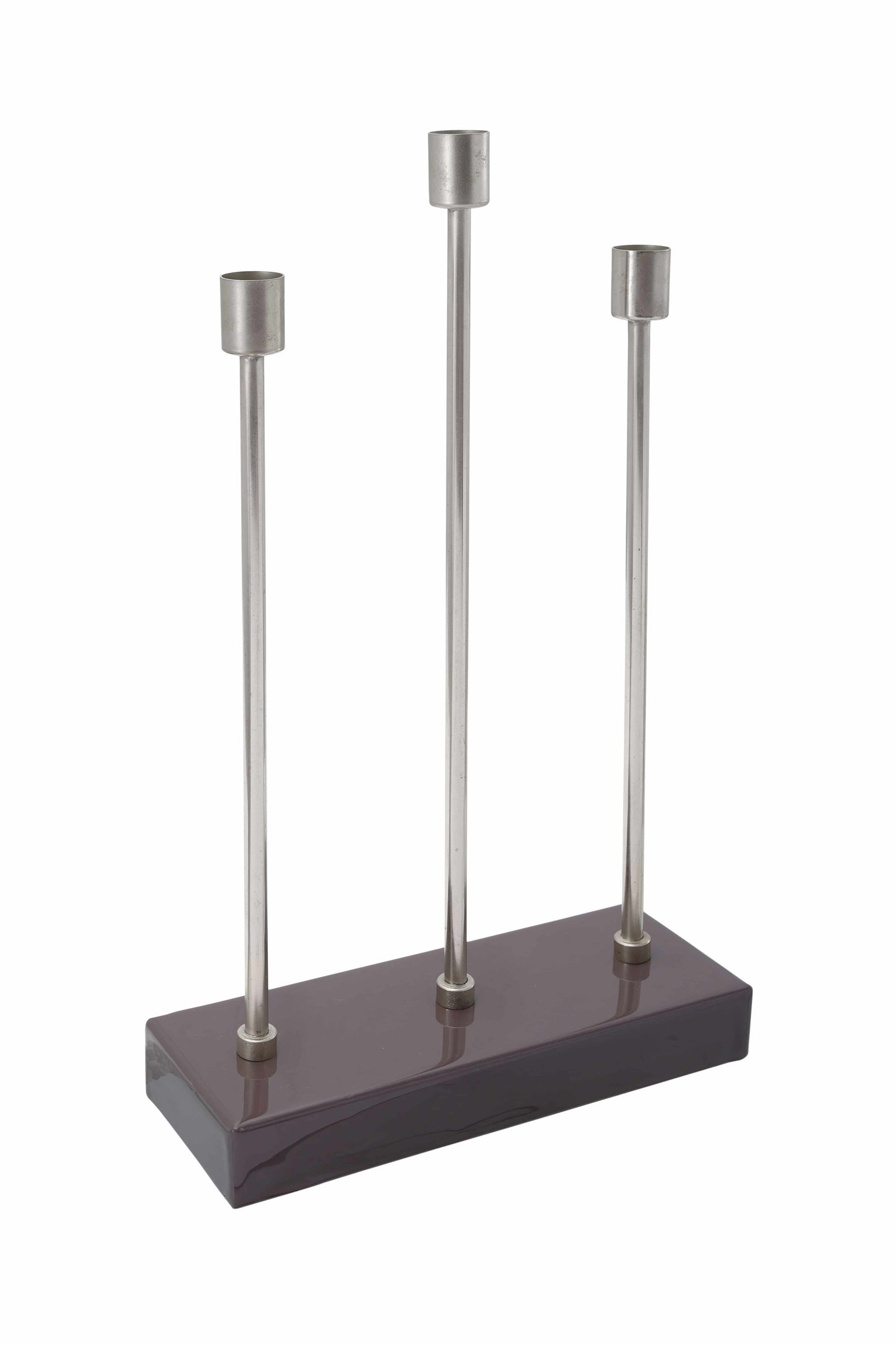 Kerzenhalter Art Deco 325 Taupe / Gold