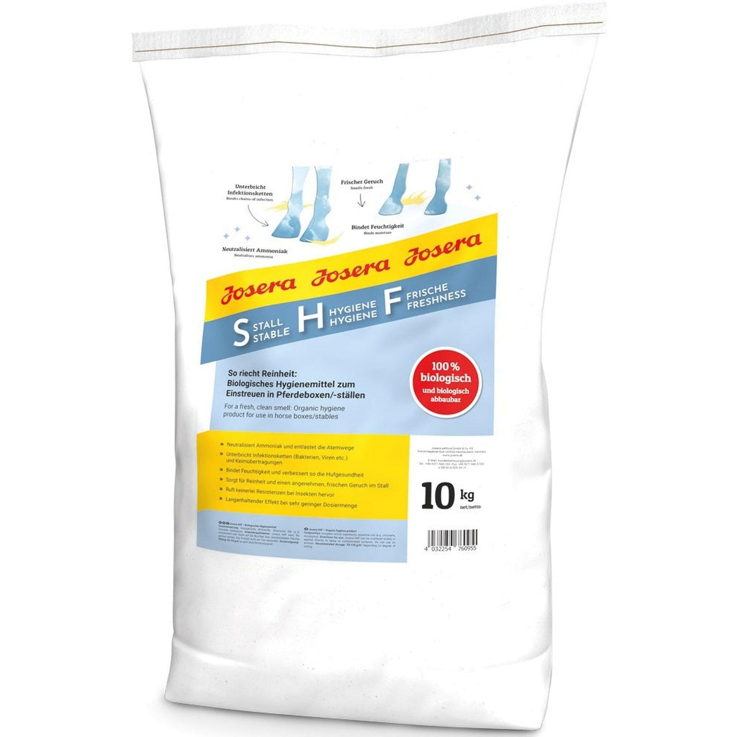 Josera Pferd SHF 10kg (Stall, Hygiene, Frische)