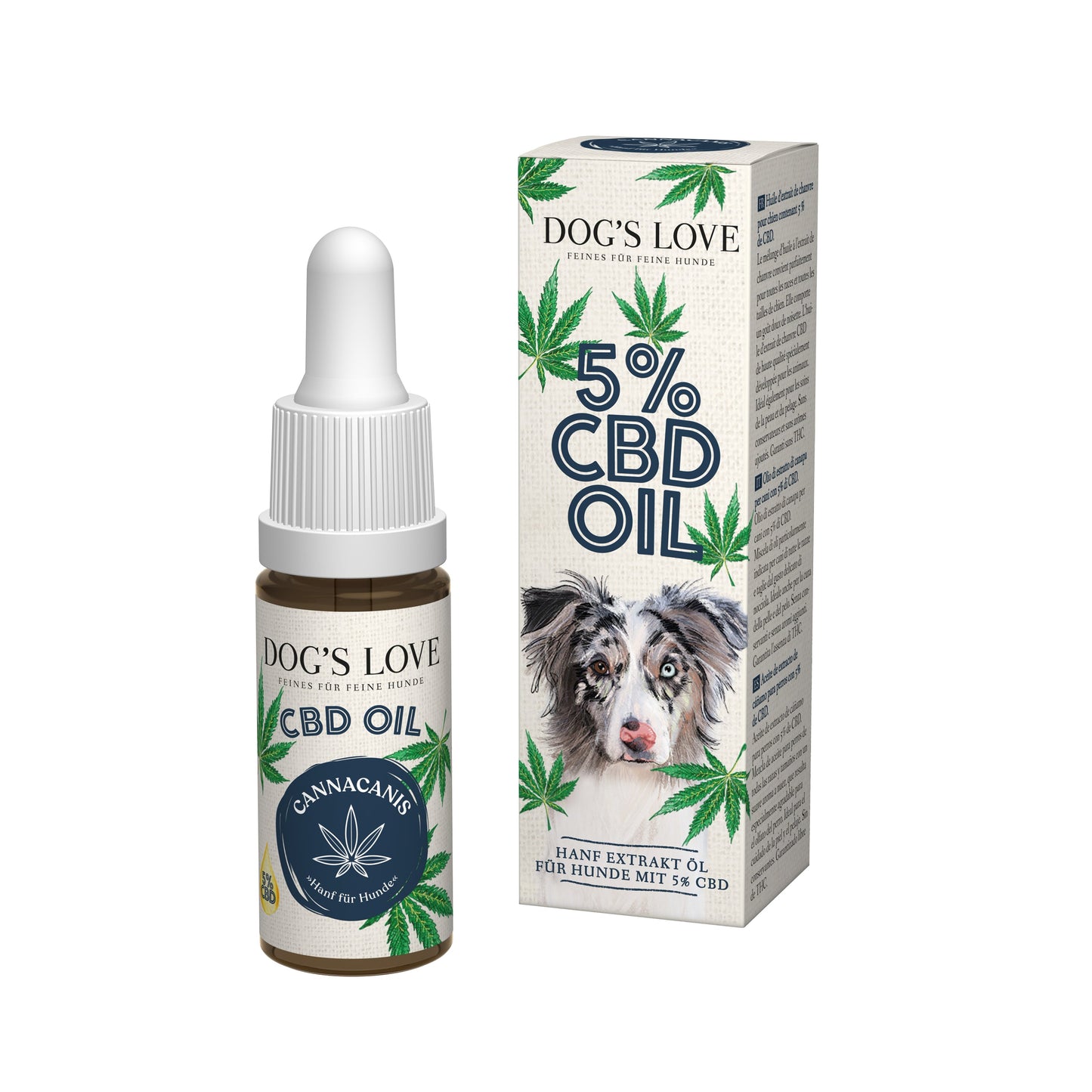 DOG'S LOVE Canna Cbd Öl 5% 10ml